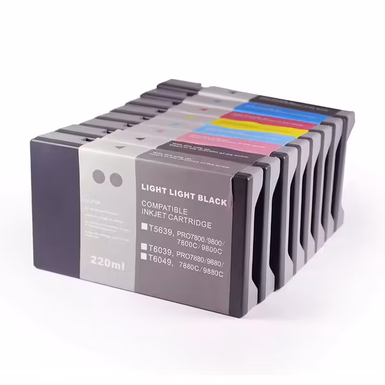 750ml 空のインク & メイクアップ カートリッジ 赤いチップ付き Videojet Cij 1240 1280 1580 1880 インクジェット プリンタ用