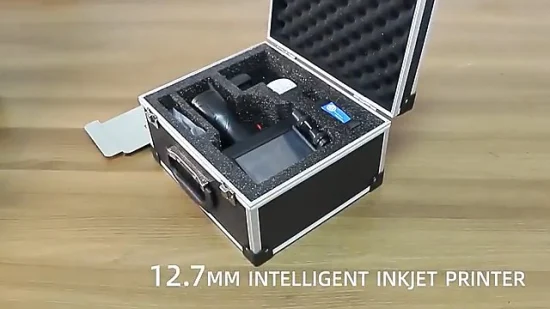 Tij Smart 12.7mm ポータブル ポータブル インクジェット プリンタ (有効期限、コード、数量、バッチ番号付き)